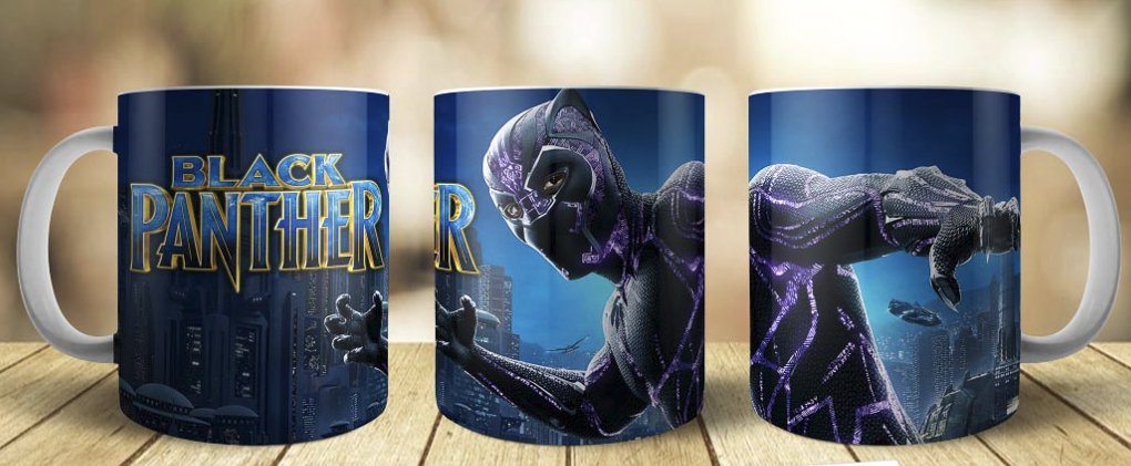 Black Panther Mug - Print Concept