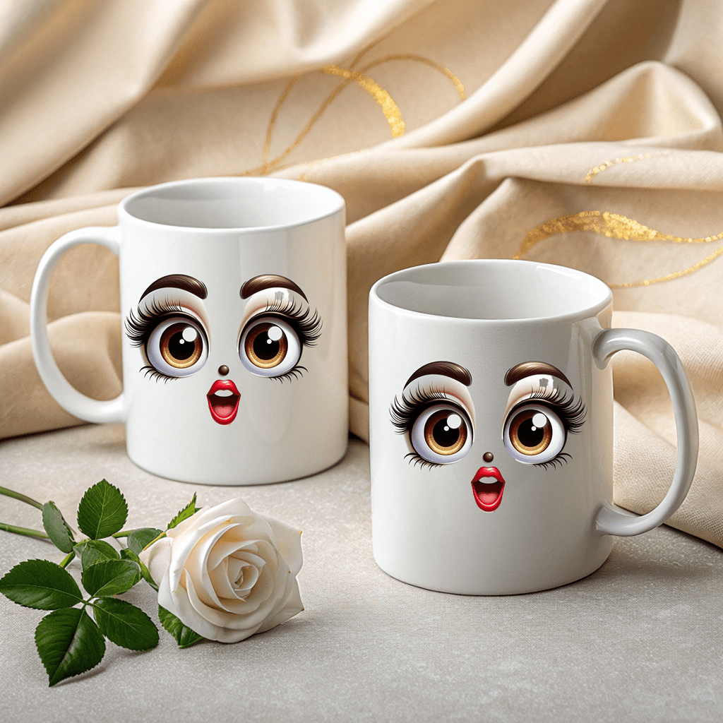 Expressive 3D Face Mug Collection | High - Quality Mugs | Buy Now at CB Print Concept