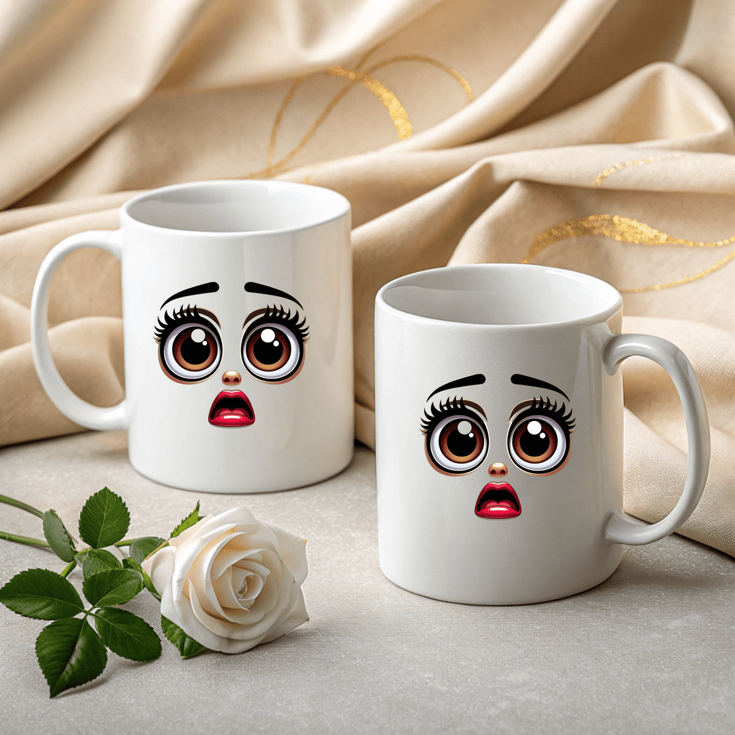 Expressive 3D Face Mug Collection | High - Quality Mugs | Buy Now at CB Print Concept