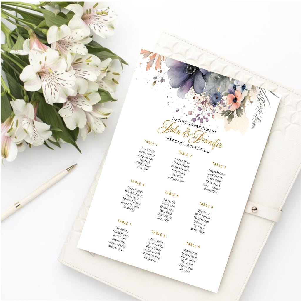 Place Card Nr 5 - Print Concept