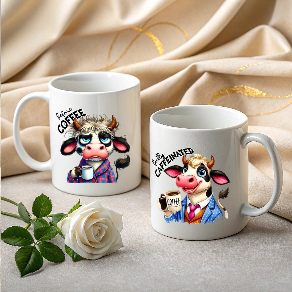 Sarcastic Coffee Mug – Grumpy to Happy (Cat, Dog & More!) | High - Quality Mugs | Buy Now at CB Print Concept