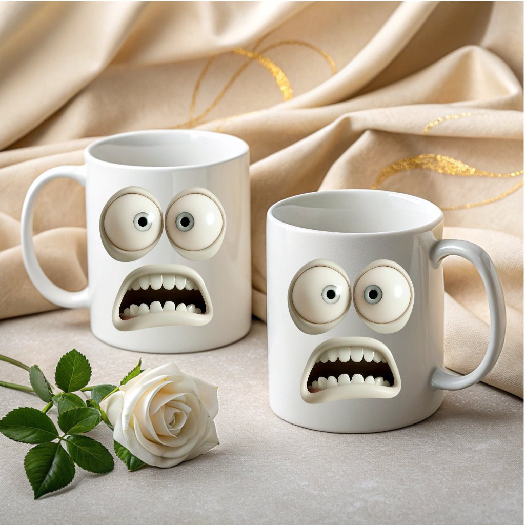 Sarcastic Face 3D Coffee Mug Collection | High - Quality Mugs | Buy Now at CB Print Concept