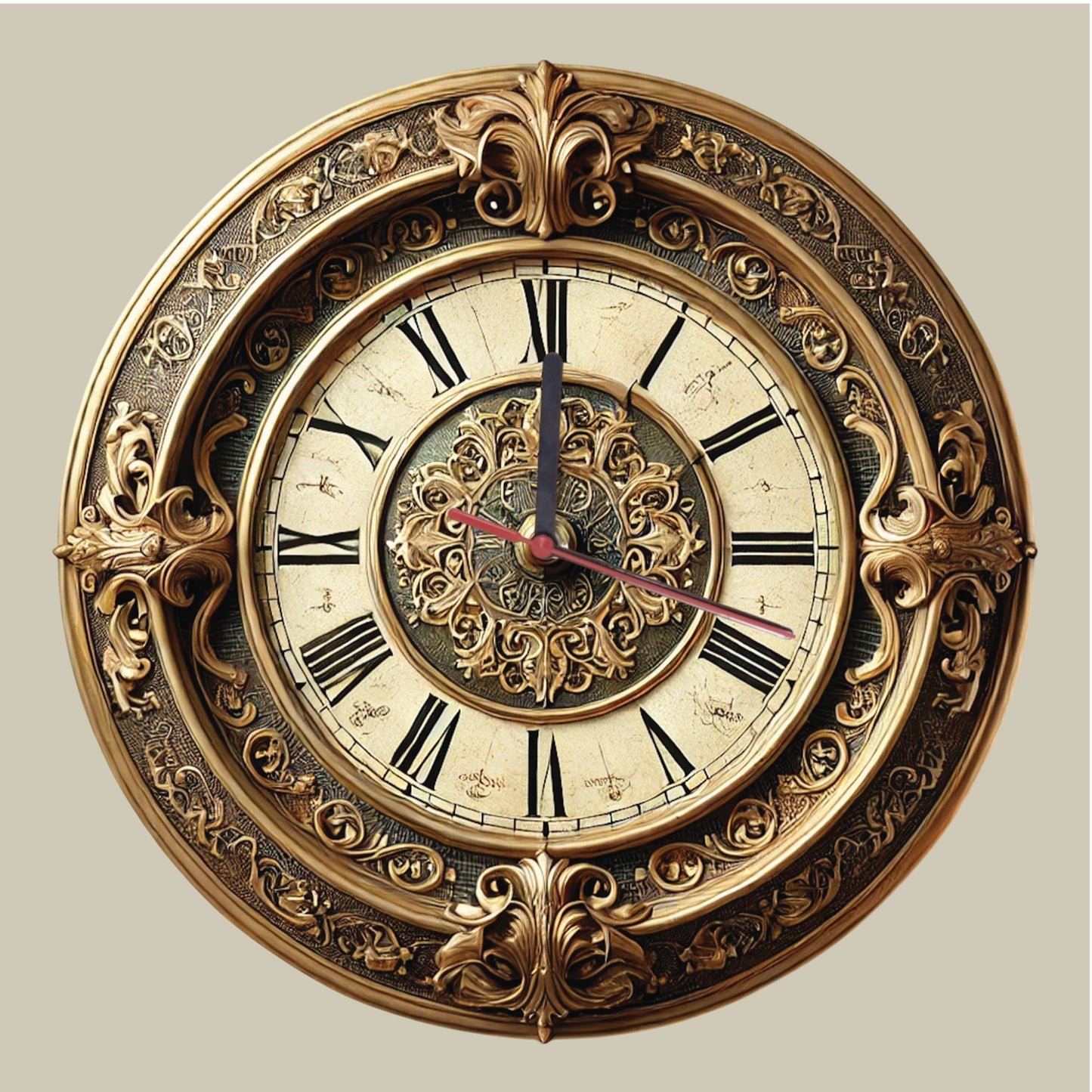 Wall Clock Retro Style Model 10 | High-Quality Wall Clocks | Buy Now at Print Concept