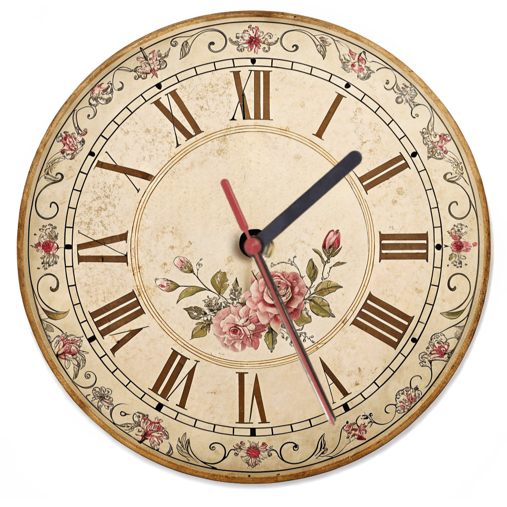 Wall Clock Retro Style Model 21 - Print Concept