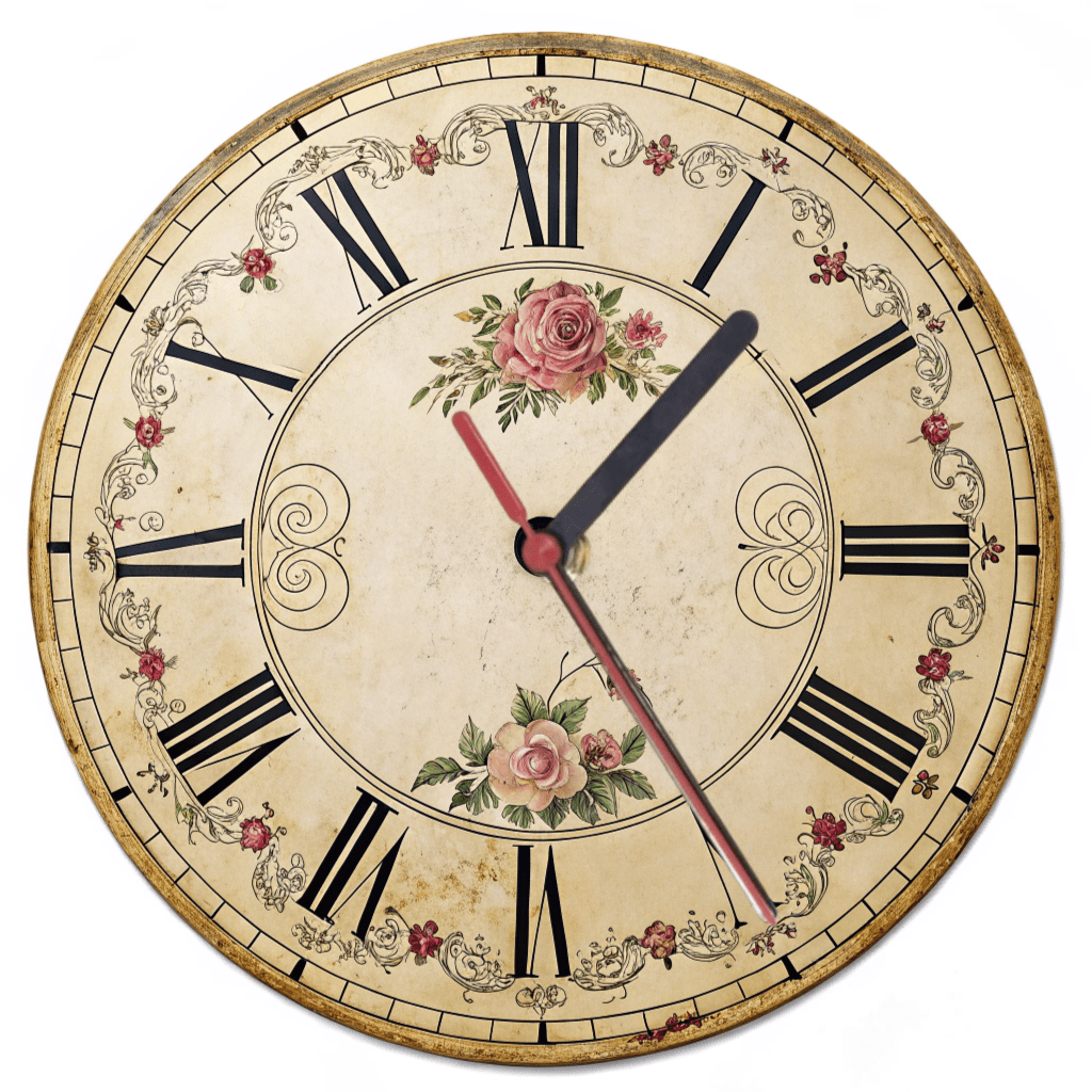 Wall Clock Retro Style Model 21 - Print Concept