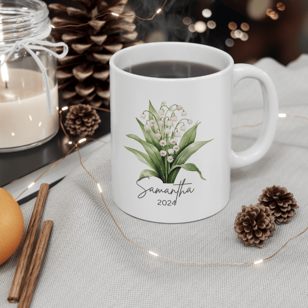 Birth Flower Mug | High - Quality Mugs | Buy Now at CB Print Concept