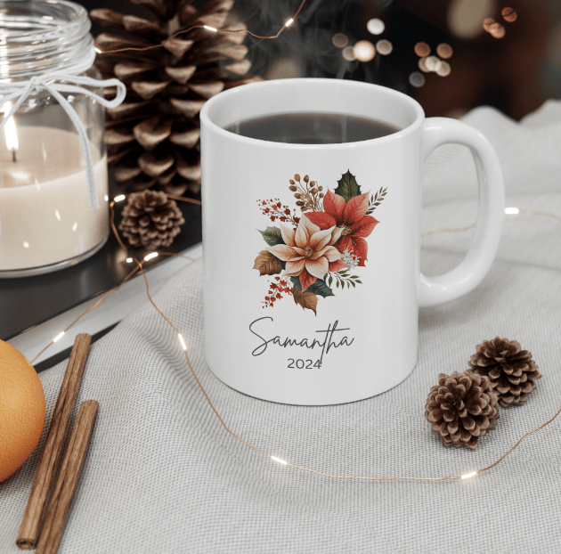 Birth Flower Mug | High - Quality Mugs | Buy Now at CB Print Concept