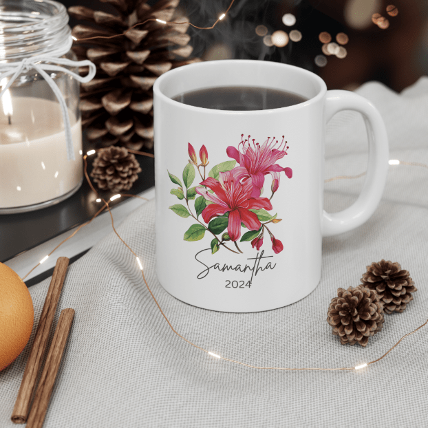 Birth Flower Mug | High - Quality Mugs | Buy Now at CB Print Concept