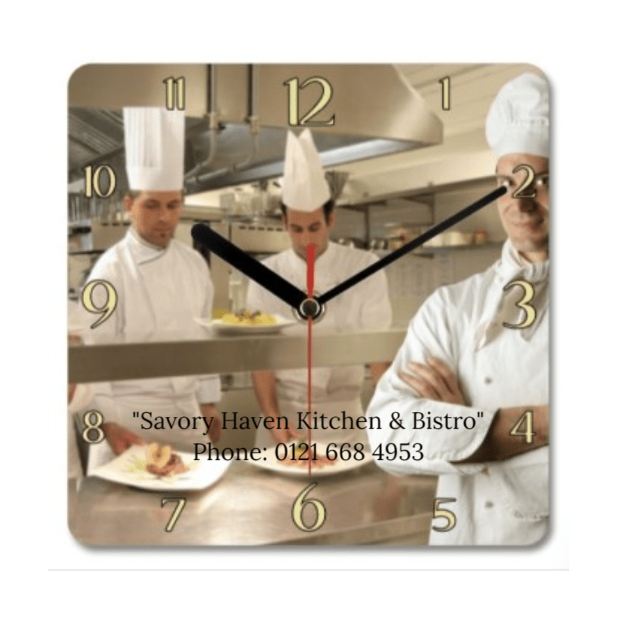 Chef's Clock - Print Concept