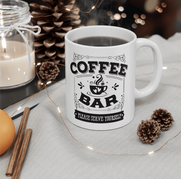 Coffee Bar Mug - Print Concept