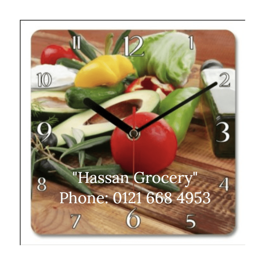 Grocery Clock - Print Concept