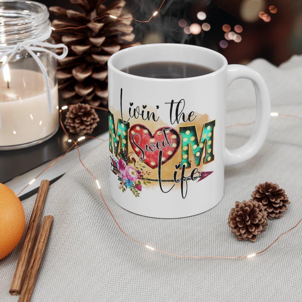 Livin' The Mom... Mug - Print Concept