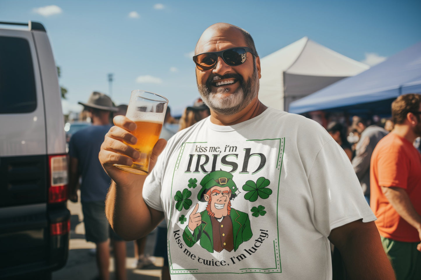 Lucky Spirit Premium Brewing Co. T-Shirt - Print Concept