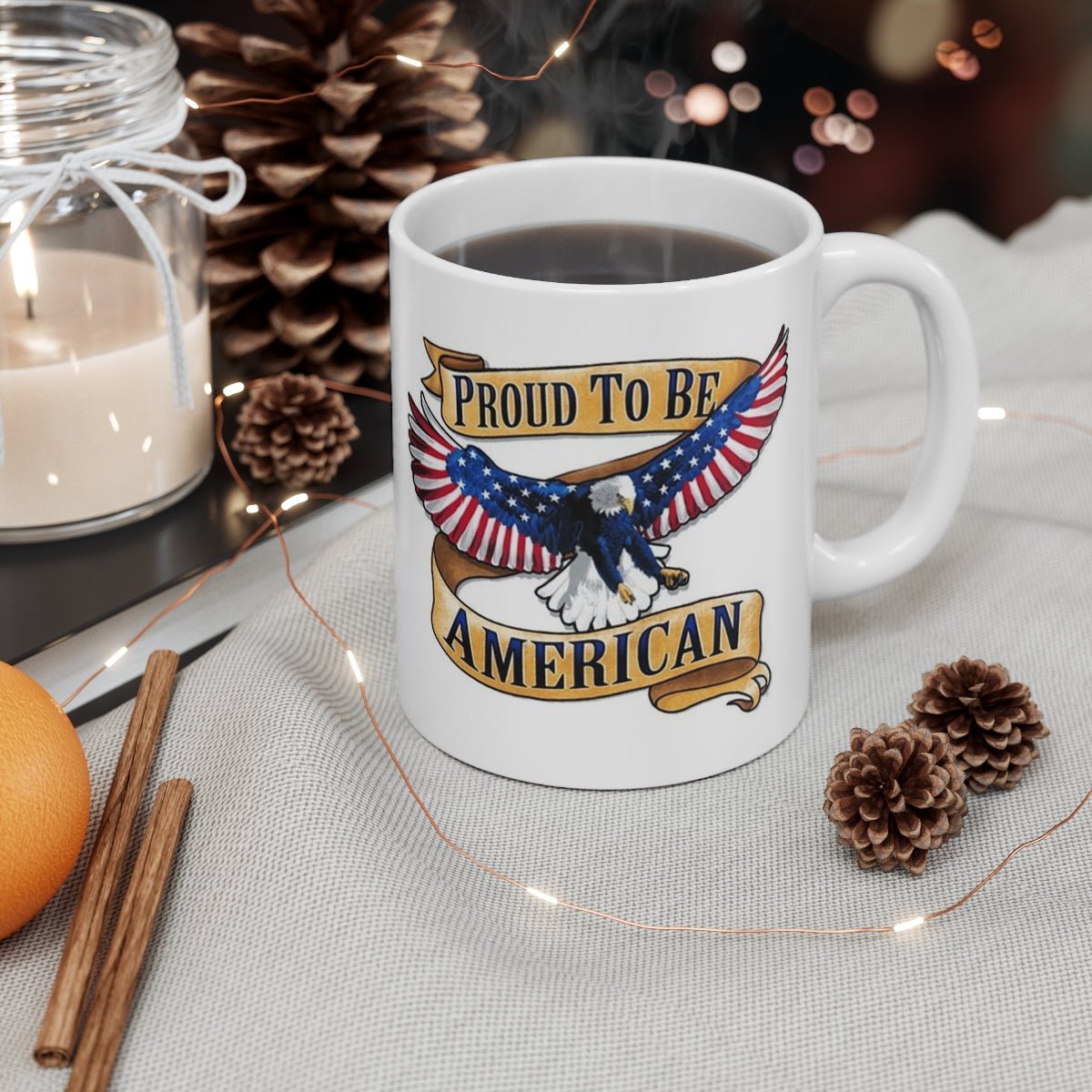 Proud To Be American Mug - Print Concept