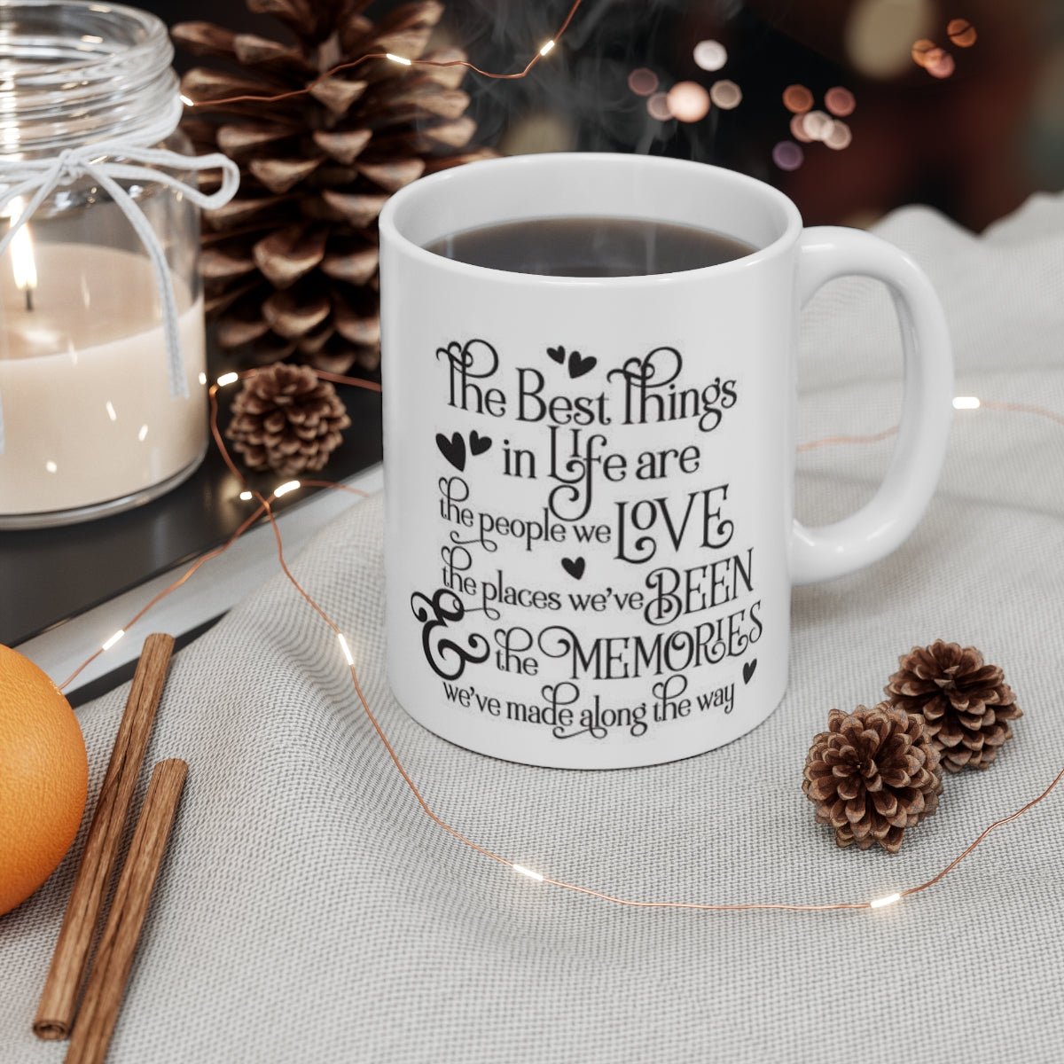 The Best Think In Life Mug - Print Concept