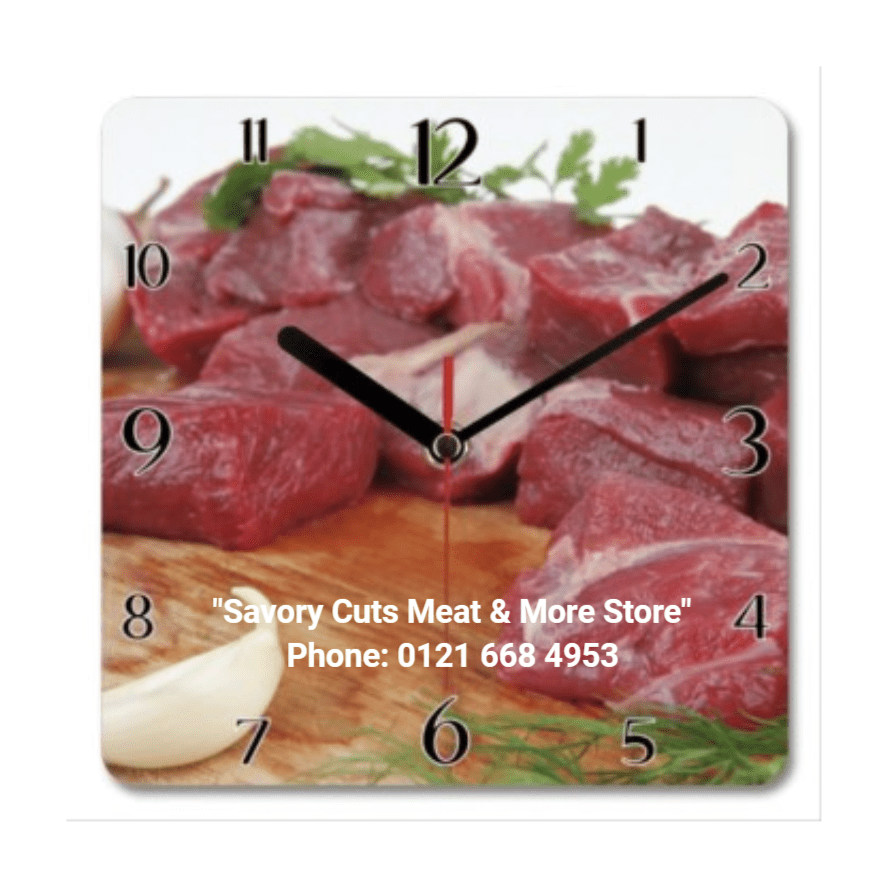 The Butcher's Clock - Print Concept