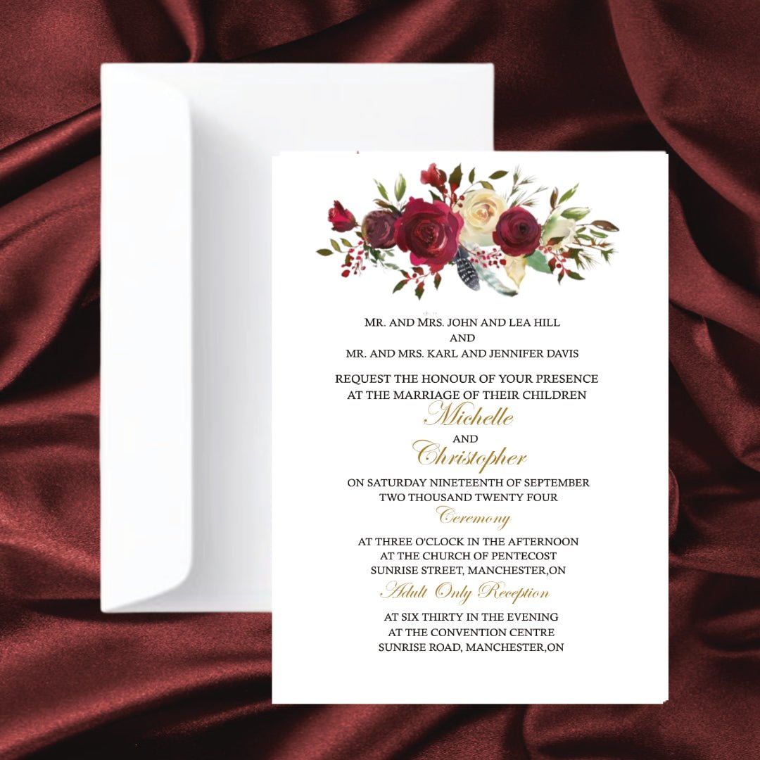 Wedding Invitation L0009 - Print Concept