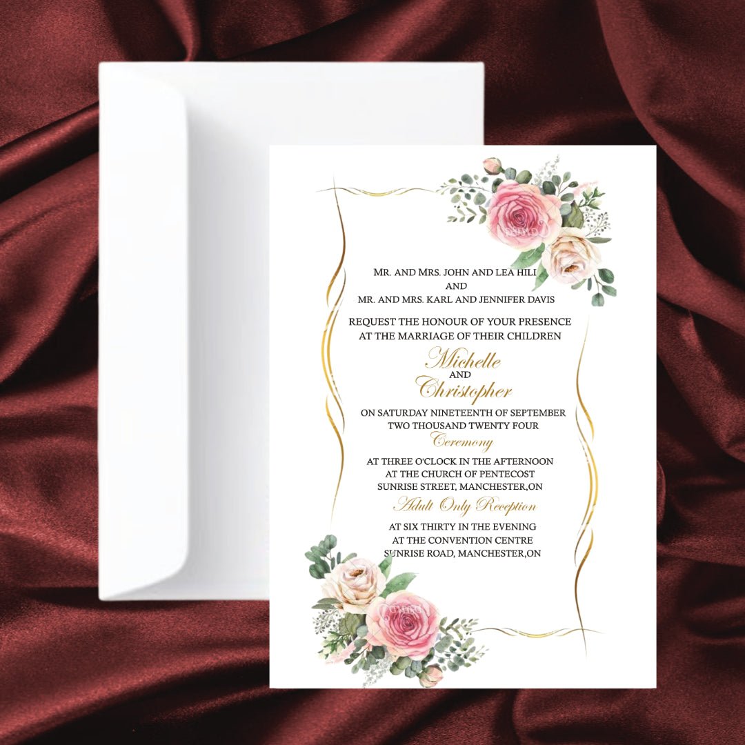 Wedding Invitation L0014 - Print Concept