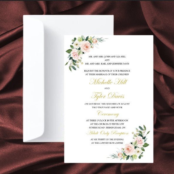 Wedding Invitation L0015 - Print Concept