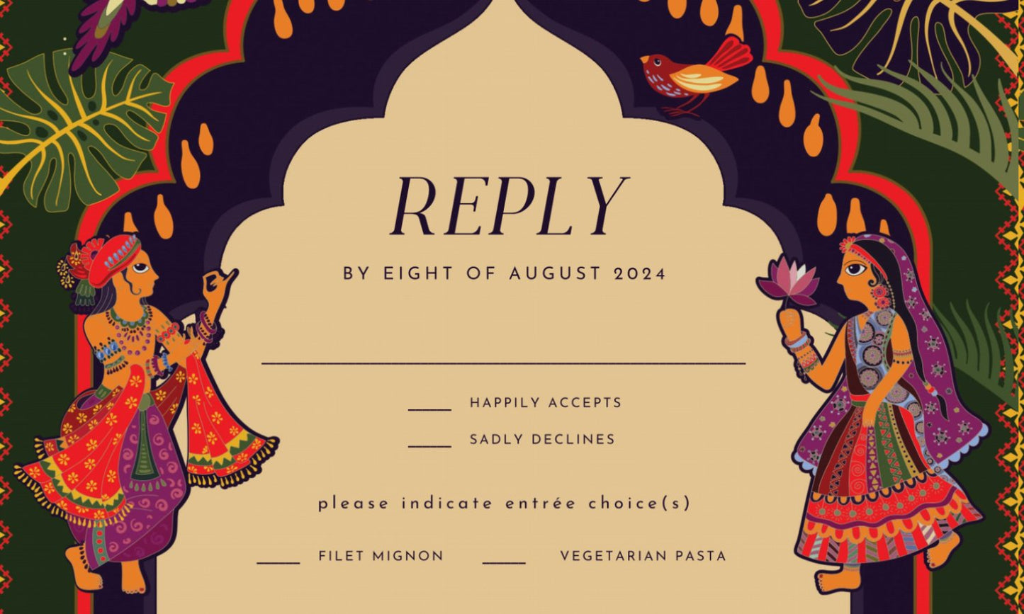 Wedding Invitations G0023 - Print Concept
