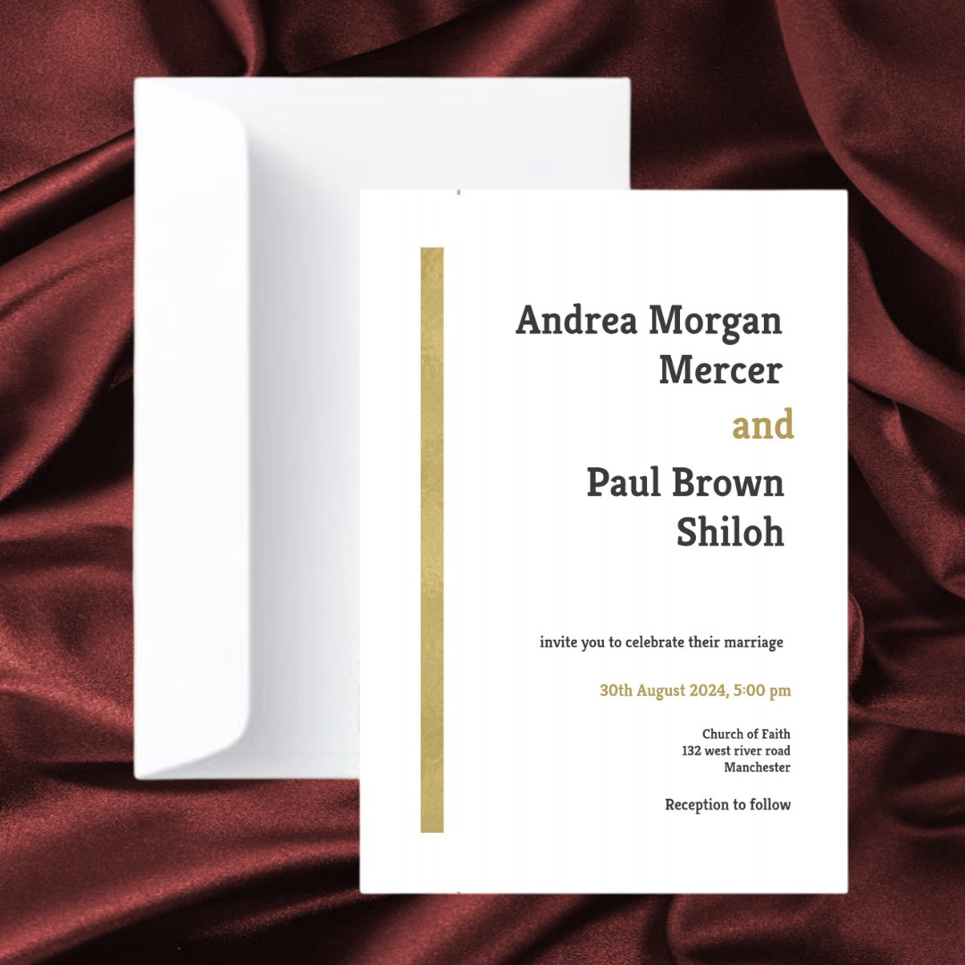 Wedding Invitations G0024 - Print Concept