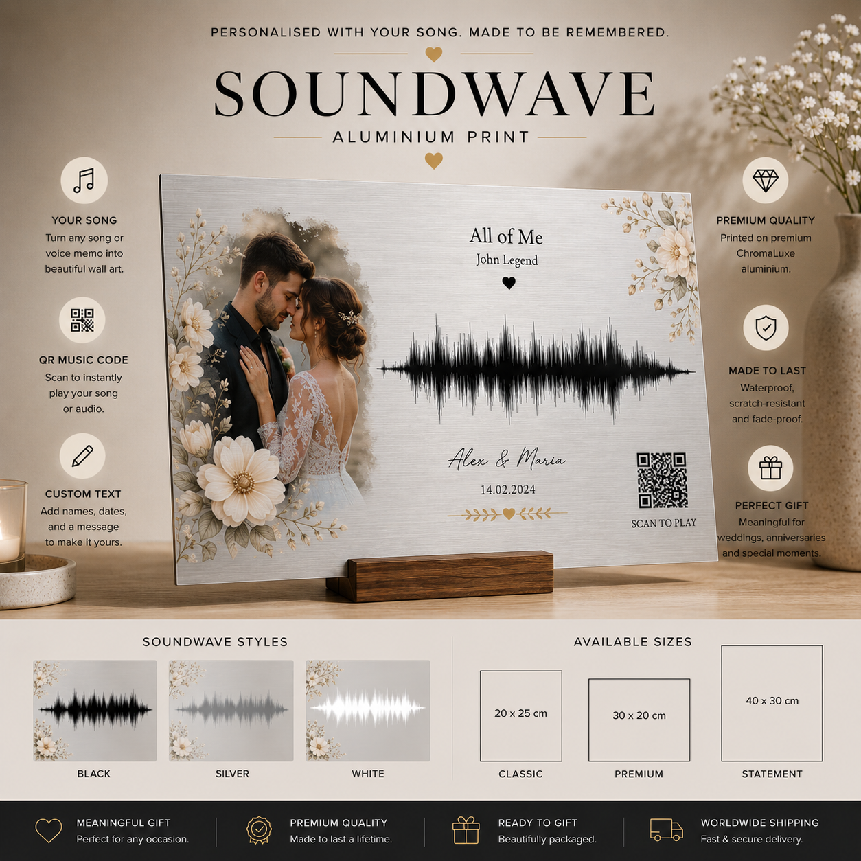 Love Story Soundwave Print
