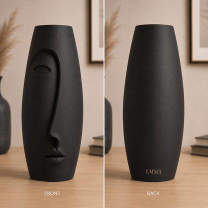 Abstract Face Vase – Modern 3D Printed Decorative Vase | High-Quality 3D Art & Decor | Buy Now at CB Print Concept