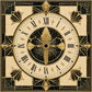 Art Deco Wall Clock – Geometric Luxury Design | High - Quality Wall Clocks | Buy Now at CB Print Concept