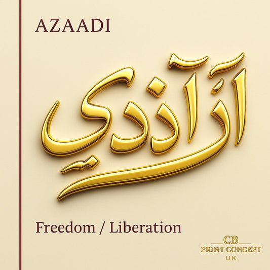 Azaadi | High - Quality | Buy Now at CB Print Concept