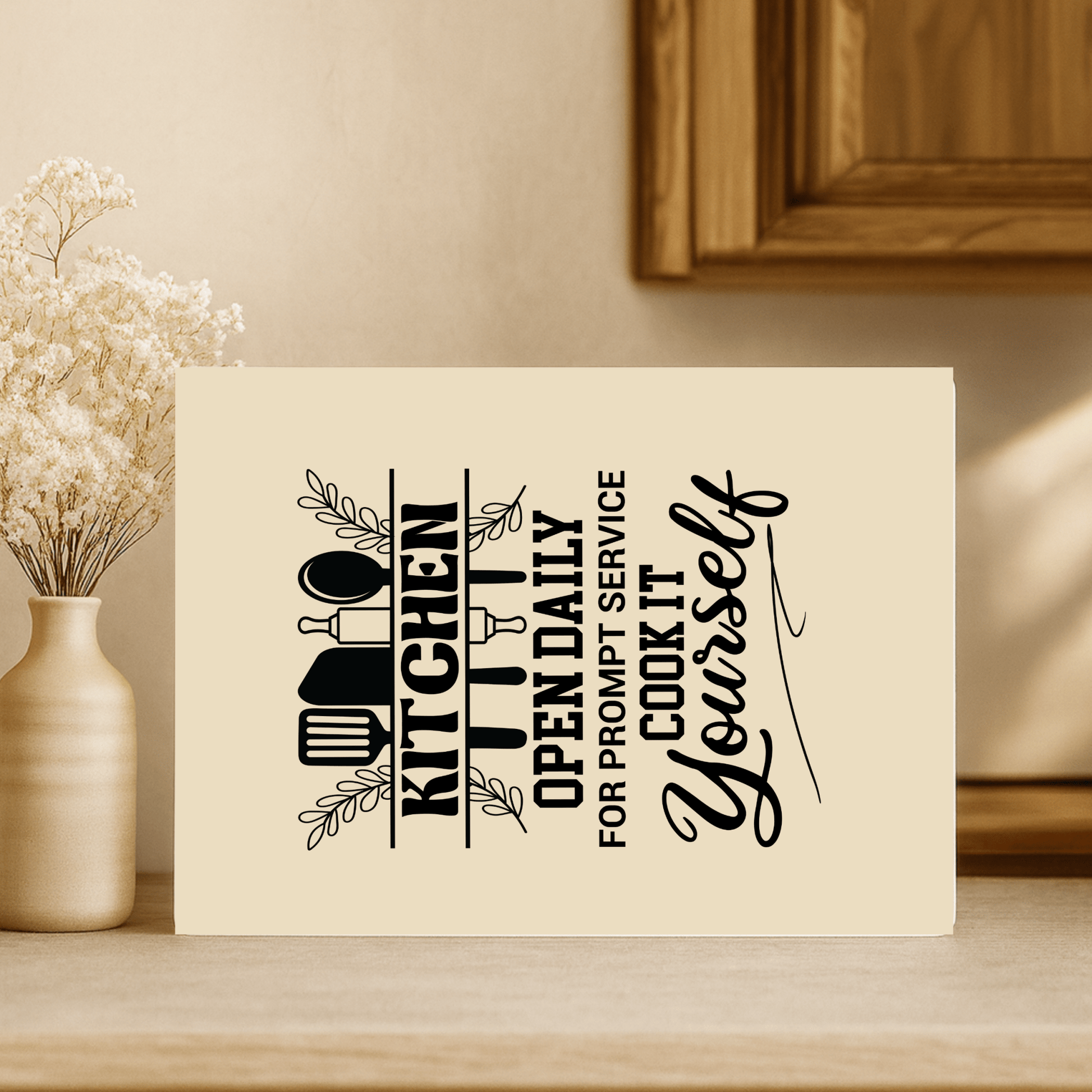 Cutting Board - Kitchen Open Daily | High - Quality | Buy Now at CB Print Concept