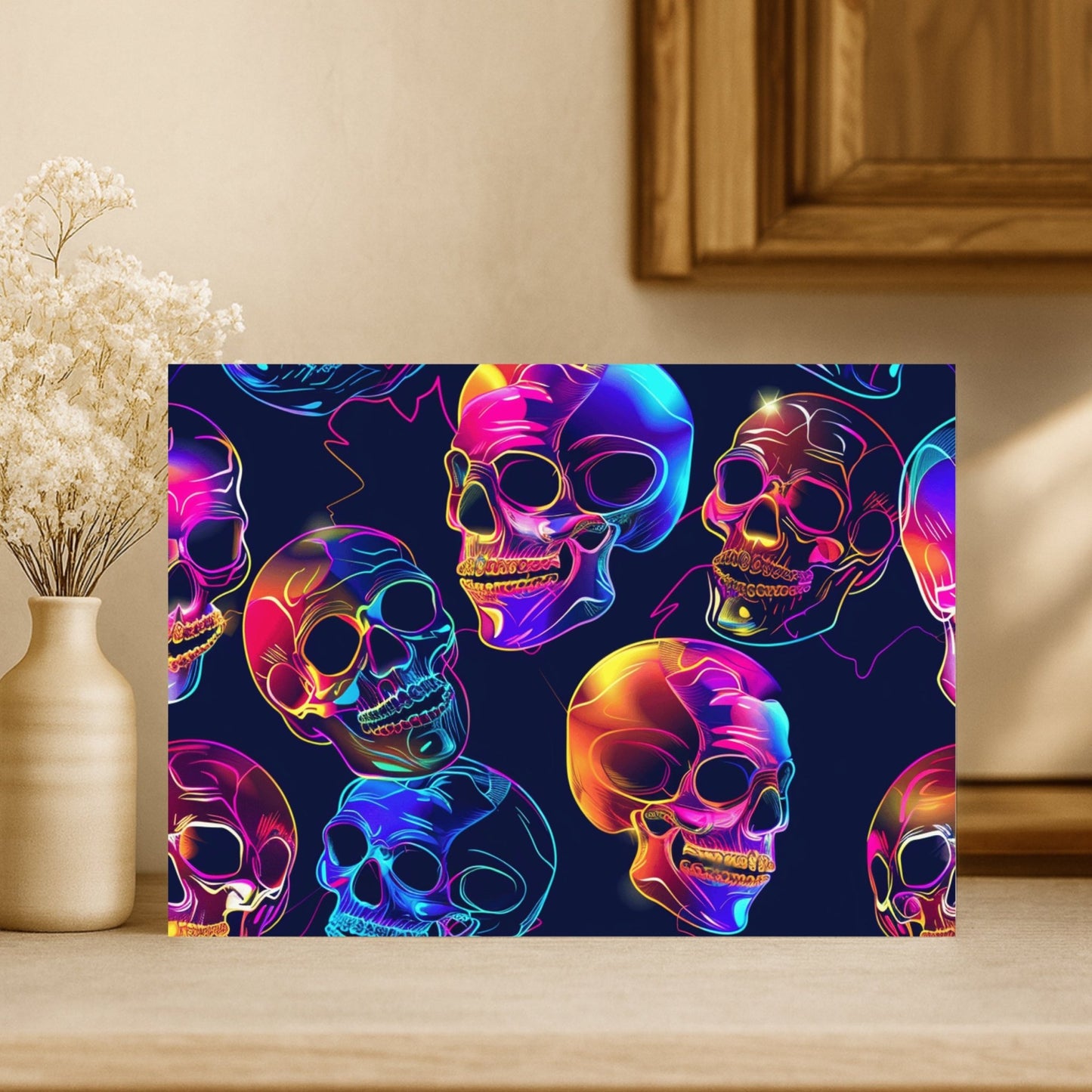 Cutting Board - Skull Neon | High - Quality | Buy Now at CB Print Concept