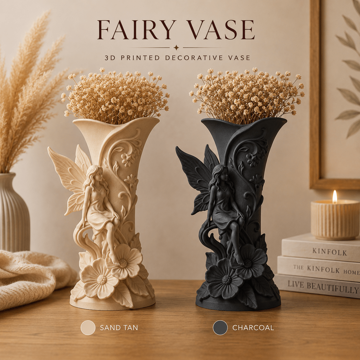Fairy Vase – Modern Decorative Vase | High-Quality 3D Art & Decor | Buy Now at CB Print Concept