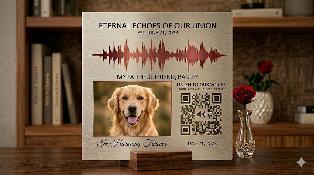 Forever Voice Soundwave Print | High - Quality | Buy Now at CB Print Concept