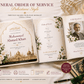 Funeral Order of Service - Custom Tribute Design | High - Quality Funeral Order of Service | Buy Now at CB Print Concept