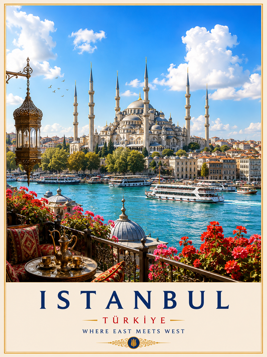 Istambul Travel Poster | High-Quality Posters | Buy Now at CB Print Concept