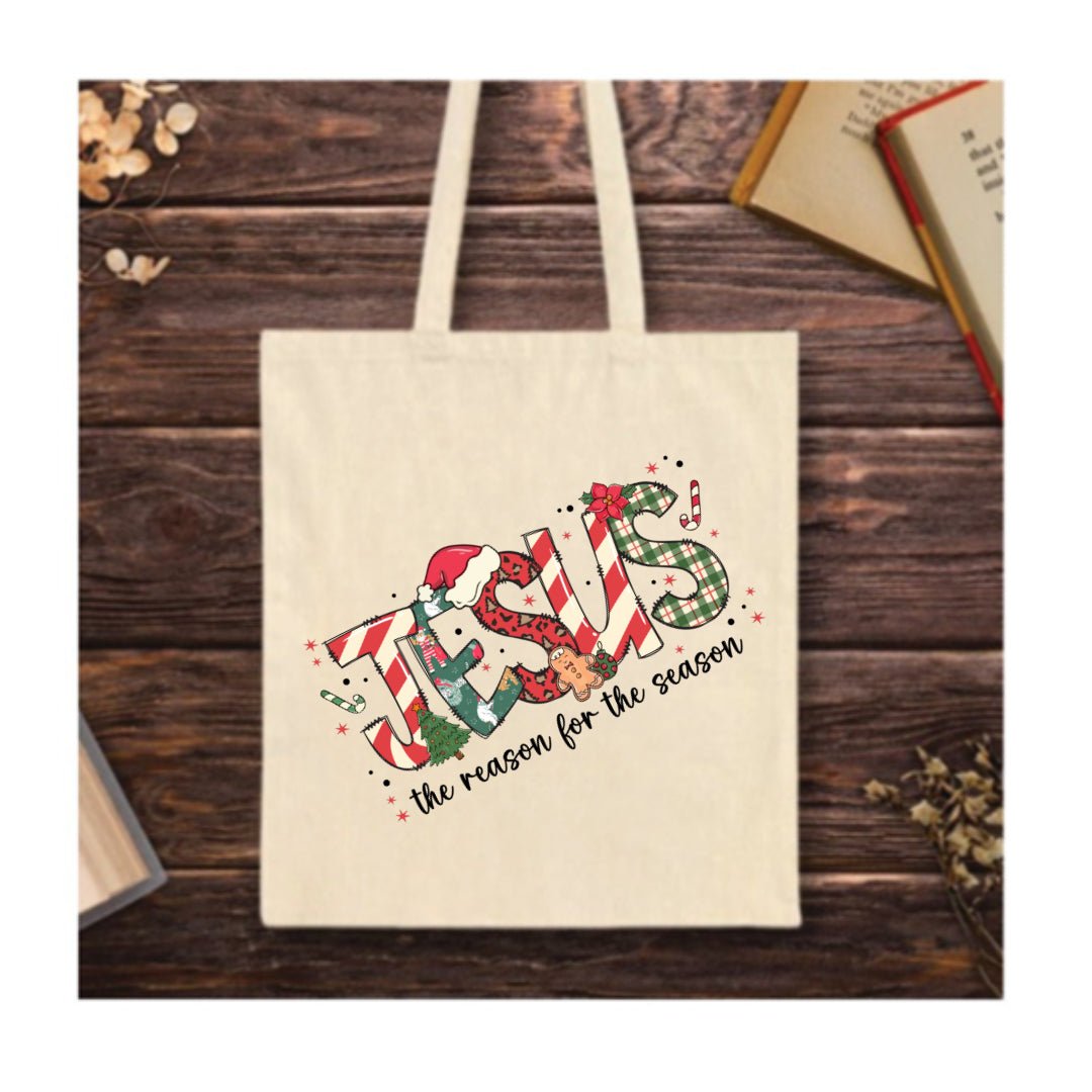 Jesus The Reason for the Season Tote Bag | High - Quality | Buy Now at CB Print Concept