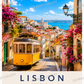 Lisbon Travel Poster | High-Quality Posters | Buy Now at CB Print Concept
