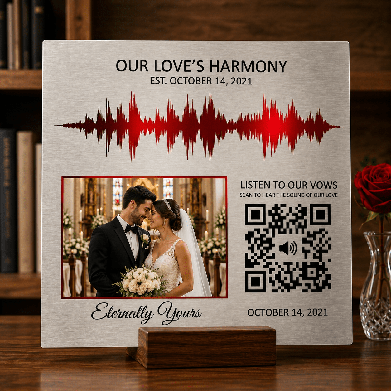 Love Story Soundwave Print | High - Quality | Buy Now at CB Print Concept