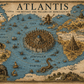 Map of Atlantis | High-Quality Fantasy Map Posters | Buy Now at CB Print Concept