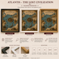 Map of Atlantis | High-Quality Fantasy Map Posters | Buy Now at CB Print Concept