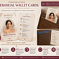 Memorial Wallet Card | High - Quality Funeral Announcement Cards | Buy Now at CB Print Concept