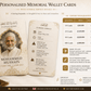 Memorial Wallet Card | High - Quality Funeral Announcement Cards | Buy Now at CB Print Concept