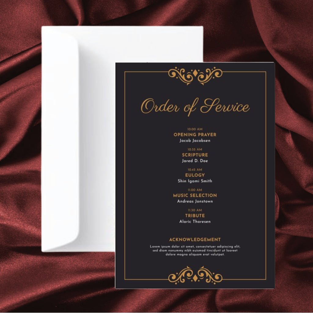 Memorials & Funerals Nr 3 - Print Concept