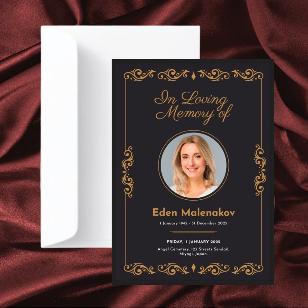 Memorials & Funerals Nr 3 - Print Concept