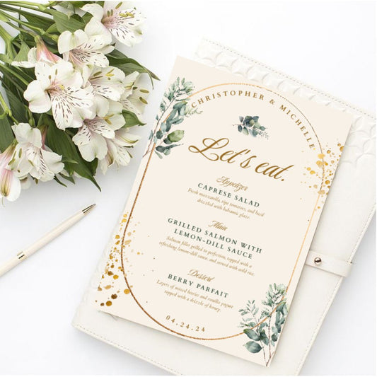 Menu Cards K0001 - Print Concept