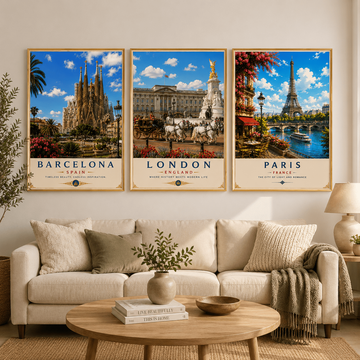 Create your own gallery wall with our Mix & Match Wall Art Set. Choose any prints from our collection, add optional frames and enjoy exclusive bundle savings.