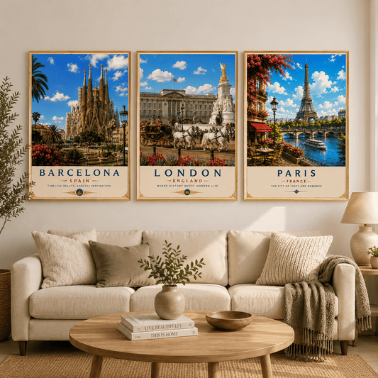 Create your own gallery wall with our Mix & Match Wall Art Set. Choose any prints from our collection, add optional frames and enjoy exclusive bundle savings.