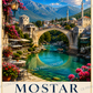 Mostar Travel Poster | High-Quality Posters | Buy Now at CB Print Concept