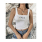 My Style Woman Summer Square Neck Top - Print Concept