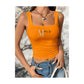 My Style Woman Summer Square Neck Top - Print Concept